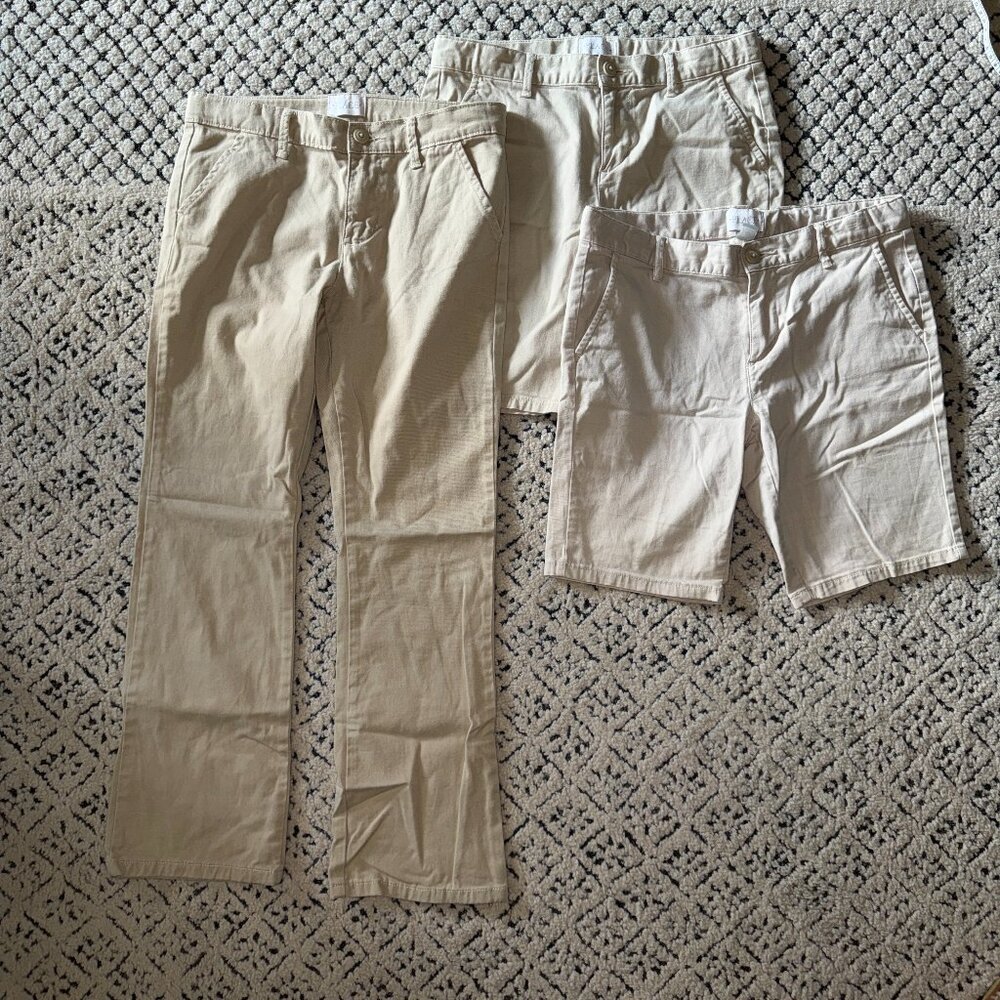 The Children's Place Girls Size 10 plus 3-piece set tan